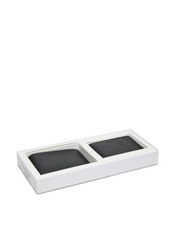 Zestaw portfel i etui na karty Calvin Klein Jeans Gift Bifold Aop K50K512100 Czarny ze sklepu eobuwie.pl w kategorii Portfele męskie - zdjęcie 182111501