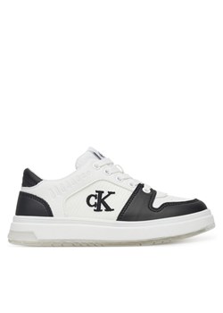Sneakersy Calvin Klein Jeans Low Cut Lace-Up Sneaker V3X9-82093-1697 M Biały ze sklepu eobuwie.pl w kategorii Buty sportowe dziecięce - zdjęcie 182111532