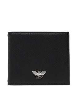 Duży Portfel Męski Emporio Armani Y4R168 Y138E 81072 Czarny ze sklepu eobuwie.pl w kategorii Portfele męskie - zdjęcie 182111691