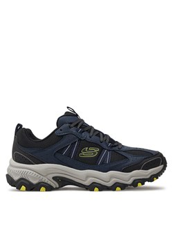 Trekkingi Skechers Stamina At-Upper Stitch 237527/NVBK Granatowy ze sklepu eobuwie.pl w kategorii Buty trekkingowe męskie - zdjęcie 182111780