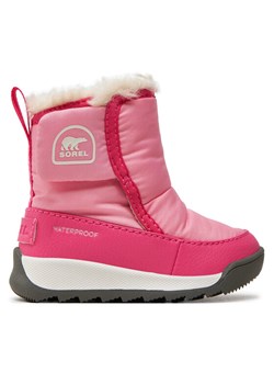 Śniegowce Sorel Whitney™ II Plus Bootie Wp 2101342691 Różowy ze sklepu eobuwie.pl w kategorii Buty zimowe dziecięce - zdjęcie 182111950