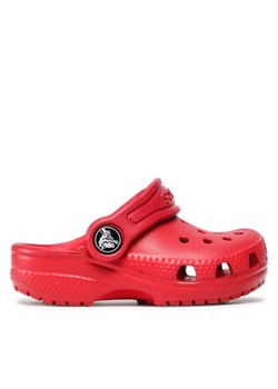 Klapki Crocs Classic Clog T 206990 Czerwony ze sklepu eobuwie.pl w kategorii Buciki niemowlęce - zdjęcie 182112110