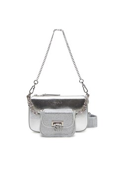 Torebka Steve Madden Bnaim-R SM13001551 Srebrny ze sklepu eobuwie.pl w kategorii Kopertówki - zdjęcie 182112774