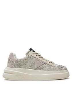 Sneakersy Guess FLPELB SUE12 Beżowy ze sklepu eobuwie.pl w kategorii Buty sportowe damskie - zdjęcie 182112780