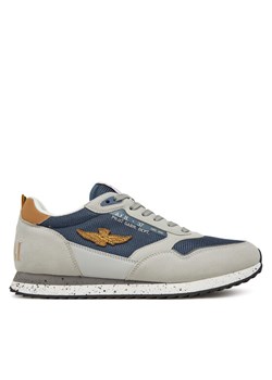 Sneakersy Aeronautica Militare 251SC288CT3545 Szary ze sklepu eobuwie.pl w kategorii Buty sportowe męskie - zdjęcie 182113301