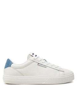 Sneakersy Tommy Jeans Tjw Cupsole Sneaker Denim EN0EN02652 Écru ze sklepu eobuwie.pl w kategorii Buty sportowe damskie - zdjęcie 182113330
