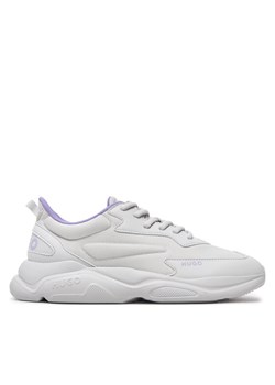 Sneakersy Hugo Leon_Runn 50512717 Szary ze sklepu eobuwie.pl w kategorii Buty sportowe damskie - zdjęcie 182113514
