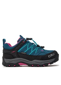Trekkingi CMP Kids Rigel Low Trekking Shoes Wp 3Q13244 Niebieski ze sklepu eobuwie.pl w kategorii Buty trekkingowe dziecięce - zdjęcie 182113592