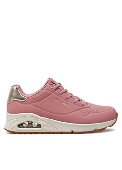 Sneakersy Skechers 155196/ROS Różowy ze sklepu eobuwie.pl w kategorii Buty sportowe damskie - zdjęcie 182113822