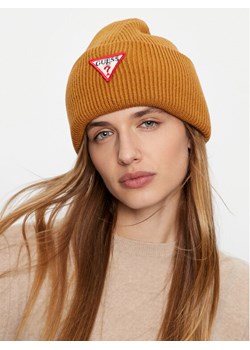 Czapka Guess AW5234 VIS01 Brązowy ze sklepu eobuwie.pl w kategorii Czapki zimowe damskie - zdjęcie 182113944