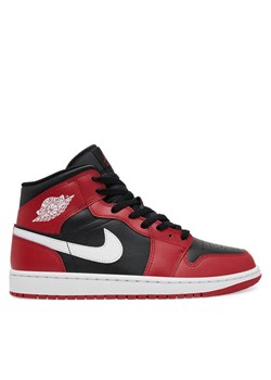 Sneakersy Nike Air Jordan 1 Mid DQ8426 Czerwony ze sklepu eobuwie.pl w kategorii Buty sportowe męskie - zdjęcie 182114340