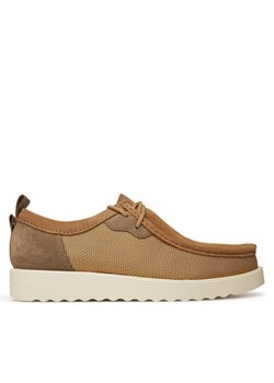 Półbuty Clarks Wallabee FTR 2 Lo 26181388 Brązowy ze sklepu eobuwie.pl w kategorii Półbuty męskie - zdjęcie 182114371