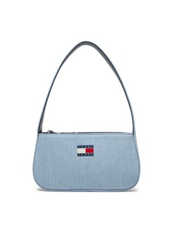 Torebka Tommy Jeans Tjw Ess Must Shoulder Bag Denim AW0AW17363 Błękitny ze sklepu eobuwie.pl w kategorii Torebki damskie - zdjęcie 182114411