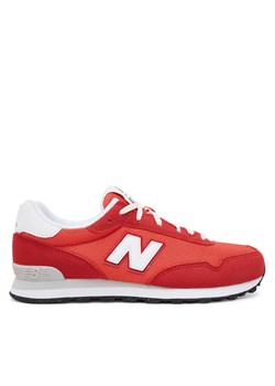 Sneakersy New Balance GC515BR Czerwony ze sklepu eobuwie.pl w kategorii Buty sportowe damskie - zdjęcie 182114563