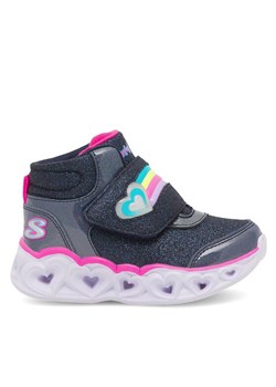 Sneakersy Skechers 303059N NVPK Granatowy ze sklepu eobuwie.pl w kategorii Buty sportowe dziecięce - zdjęcie 182114573
