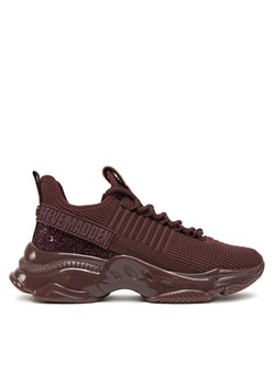 Sneakersy Steve Madden Maxilla SM19000110 Bordowy ze sklepu eobuwie.pl w kategorii Buty sportowe damskie - zdjęcie 182114611