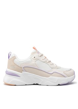Sneakersy Skechers BOBS Chill Zone 117041/WNT Beżowy ze sklepu eobuwie.pl w kategorii Buty sportowe damskie - zdjęcie 182114682