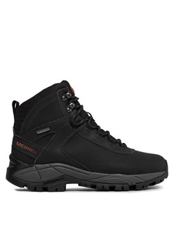 Trekkingi Merrell Vego Mid Ltr Wp J311538C Czarny ze sklepu eobuwie.pl w kategorii Buty zimowe męskie - zdjęcie 182114773