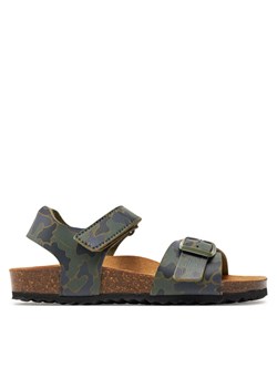 Sandały Geox J Ghita Boy J028LB 00004 C0837 S Khaki ze sklepu eobuwie.pl w kategorii Sandały dziecięce - zdjęcie 182114804