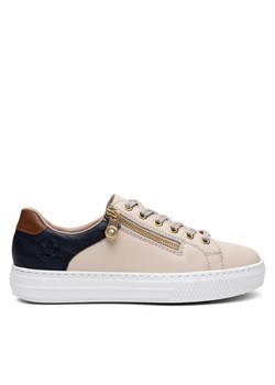 Sneakersy Rieker L59A1-60 Beżowy ze sklepu eobuwie.pl w kategorii Buty sportowe damskie - zdjęcie 182114844