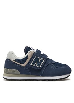 Sneakersy New Balance PV574EVN Granatowy ze sklepu eobuwie.pl w kategorii Buty sportowe dziecięce - zdjęcie 182114884