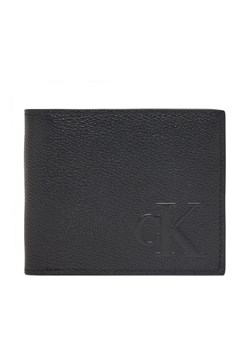 Portfel męski Calvin Klein Jeans Sculpted Impression Billfod Cc LV04G1022G Czarny ze sklepu eobuwie.pl w kategorii Portfele męskie - zdjęcie 182114981