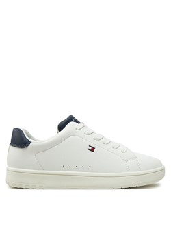 Sneakersy Tommy Hilfiger Low Cut Lace-Up Sneaker T3X9-33848-1355 S Biały ze sklepu eobuwie.pl w kategorii Buty sportowe dziecięce - zdjęcie 182115004
