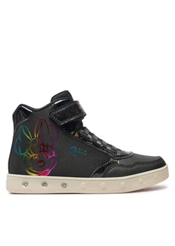 Sneakersy Geox Skylin Girl J468WE 011KN C9999 S Czarny - id: 0000305025708 - marki Geox - 182115014 Sneakersy Geox Skylin Girl J468WE 011KN C9999 S Czarny ze sklepu eobuwie.pl w kategorii Trampki dziecięce - zdjęcie 182115014