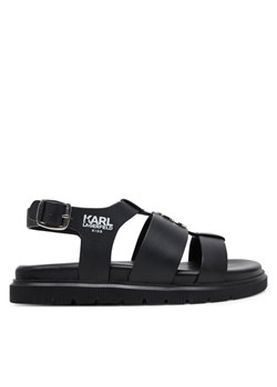 Sandały Karl Lagerfeld Kids Z30372 M Czarny ze sklepu eobuwie.pl w kategorii Sandały dziecięce - zdjęcie 182115131
