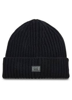 Czapka EA7 Emporio Armani 245112 4F201 00020 Czarny ze sklepu eobuwie.pl w kategorii Czapki zimowe damskie - zdjęcie 182115311