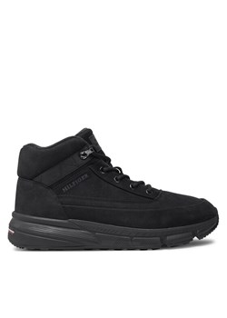 Sneakersy Tommy Hilfiger Warm Nubuck Hybrid B FM0FM05189 Czarny ze sklepu eobuwie.pl w kategorii Buty sportowe męskie - zdjęcie 182115561
