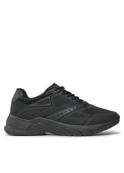 Sneakersy Calvin Klein Low Top Lace Up HM0HM01363 Czarny ze sklepu eobuwie.pl w kategorii Buty sportowe męskie - zdjęcie 182115760
