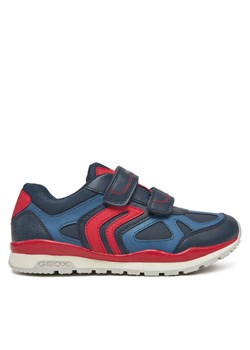 Sneakersy Geox J Pavel J4515D 054FU C0735 D Granatowy ze sklepu eobuwie.pl w kategorii Buty sportowe dziecięce - zdjęcie 182115800