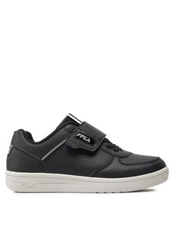 Sneakersy Fila C. Court Velcro Kids FFK0120 Czarny ze sklepu eobuwie.pl w kategorii Buty sportowe dziecięce - zdjęcie 182115992