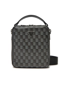 Saszetka Guess Torino-Jet Set Eco Mini-Bags HMTOJS P4253 Czarny ze sklepu eobuwie.pl w kategorii Saszetki - zdjęcie 182116263