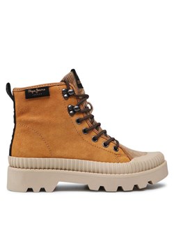 Botki Pepe Jeans Ascot Desert PLS50429 Brązowy ze sklepu eobuwie.pl w kategorii Botki - zdjęcie 182116280