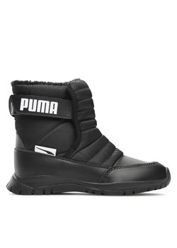 Śniegowce Puma Nieve Boot WTR AC PS 380745 03 Czarny ze sklepu eobuwie.pl w kategorii Buty zimowe dziecięce - zdjęcie 182116452