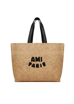 Torebka AMI PARIS ULL033.AW0077 Beżowy ze sklepu eobuwie.pl w kategorii Torby Shopper bag - zdjęcie 182116862