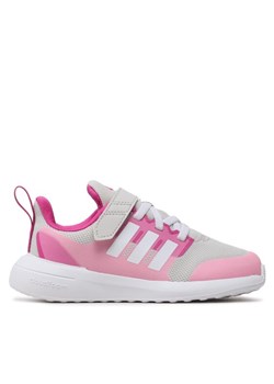 Sneakersy adidas Fortarun 2.0 Cloudfoam Sport Running Elastic Lace Top Strap Shoes HR0281 Szary ze sklepu eobuwie.pl w kategorii Buty sportowe dziecięce - zdjęcie 182116950