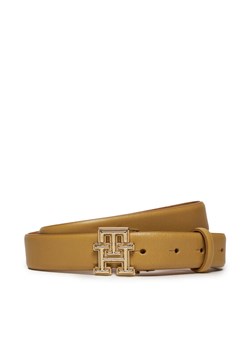 Pasek Damski Tommy Hilfiger Th Logo Bombe 2.5 AW0AW16028 Brązowy ze sklepu eobuwie.pl w kategorii Paski damskie - zdjęcie 182117000