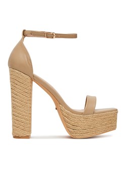 Espadryle DeeZee GLDNAZ-1 Beżowy ze sklepu eobuwie.pl w kategorii Espadryle damskie - zdjęcie 182117324