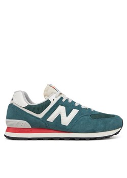 Sneakersy New Balance U574VPG Zielony ze sklepu eobuwie.pl w kategorii Buty sportowe męskie - zdjęcie 182117343