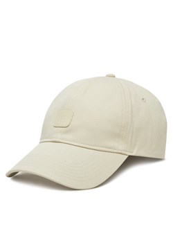 Czapka z daszkiem Calvin Klein Jeans Mono Leather Patch Twill Cap LV04K5052G Biały ze sklepu eobuwie.pl w kategorii Czapki z daszkiem damskie - zdjęcie 182117390