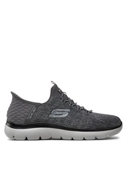 Sneakersy Skechers 232469 CCBK Szary ze sklepu eobuwie.pl w kategorii Buty sportowe męskie - zdjęcie 182117563