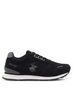 Sneakersy Beverly Hills Polo Club PATCH-01 Czarny ze sklepu eobuwie.pl w kategorii Buty sportowe męskie - zdjęcie 182117874