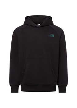 The North Face Bluza męska z kapturem - Raglan Box Mężczyźni Bawełna czarny jednolity ze sklepu vangraaf w kategorii Bluzy męskie - zdjęcie 182592430