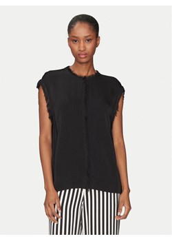 DAY BIRGER ÉT MIKKELSEN Bluzka Lise DAY65243713 Czarny Regular Fit - id: 0000305138378 - marki Day Birger Ét Mikkelsen - 182593754 DAY BIRGER ÉT MIKKELSEN Bluzka Lise DAY65243713 Czarny Regular Fit ze sklepu MODIVO w kategorii Bluzki damskie - zdjęcie 182593754
