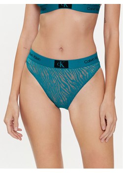 Calvin Klein Underwear Figi klasyczne 000QF7379E Zielony ze sklepu MODIVO w kategorii Majtki damskie - zdjęcie 182593774