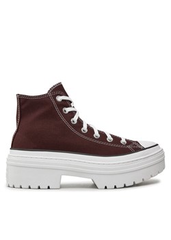 Converse Trampki Chuck Taylor All Star Lugged Heel Platform A09401C Bordowy ze sklepu MODIVO w kategorii Trampki damskie - zdjęcie 182593893