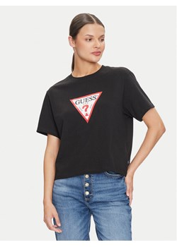 Guess Jeans T-Shirt W4YI73 K8HM0 Czarny Regular Fit ze sklepu MODIVO w kategorii Bluzki damskie - zdjęcie 182593940